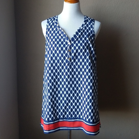 Mud Pie Tops - 🎉SALE🎉 Mud Pie Sleeveless Blouse